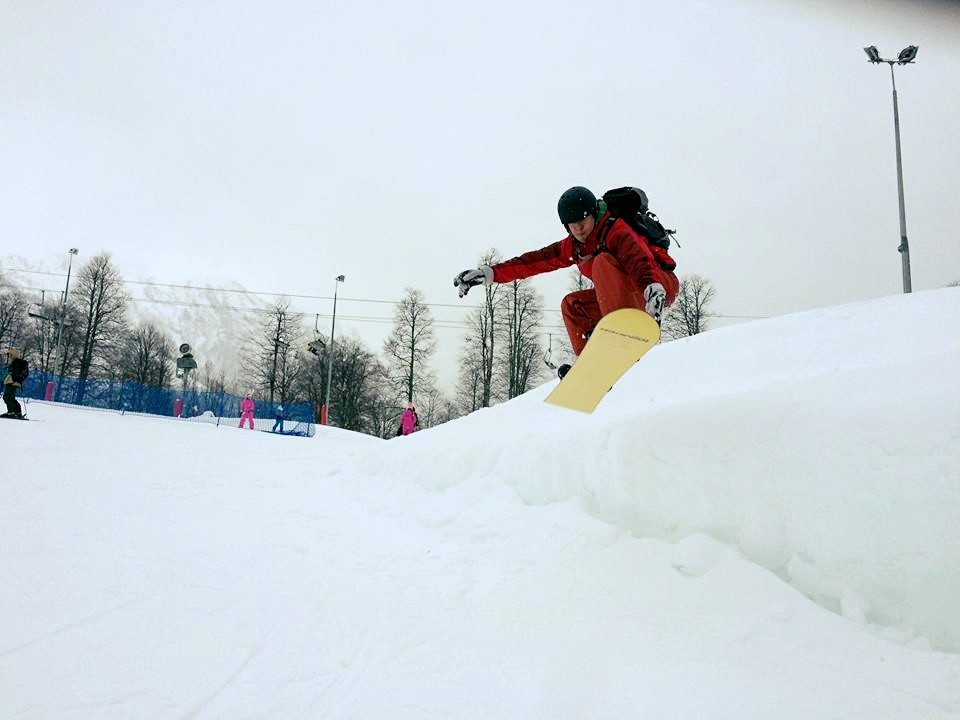 Сноубордист Петров